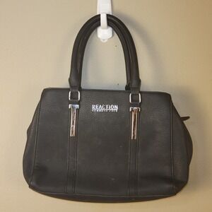 Kenneth Cole-REACTION Purse Franny Satchel Black Y2K 90s